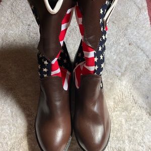 American flag cowgirl boots